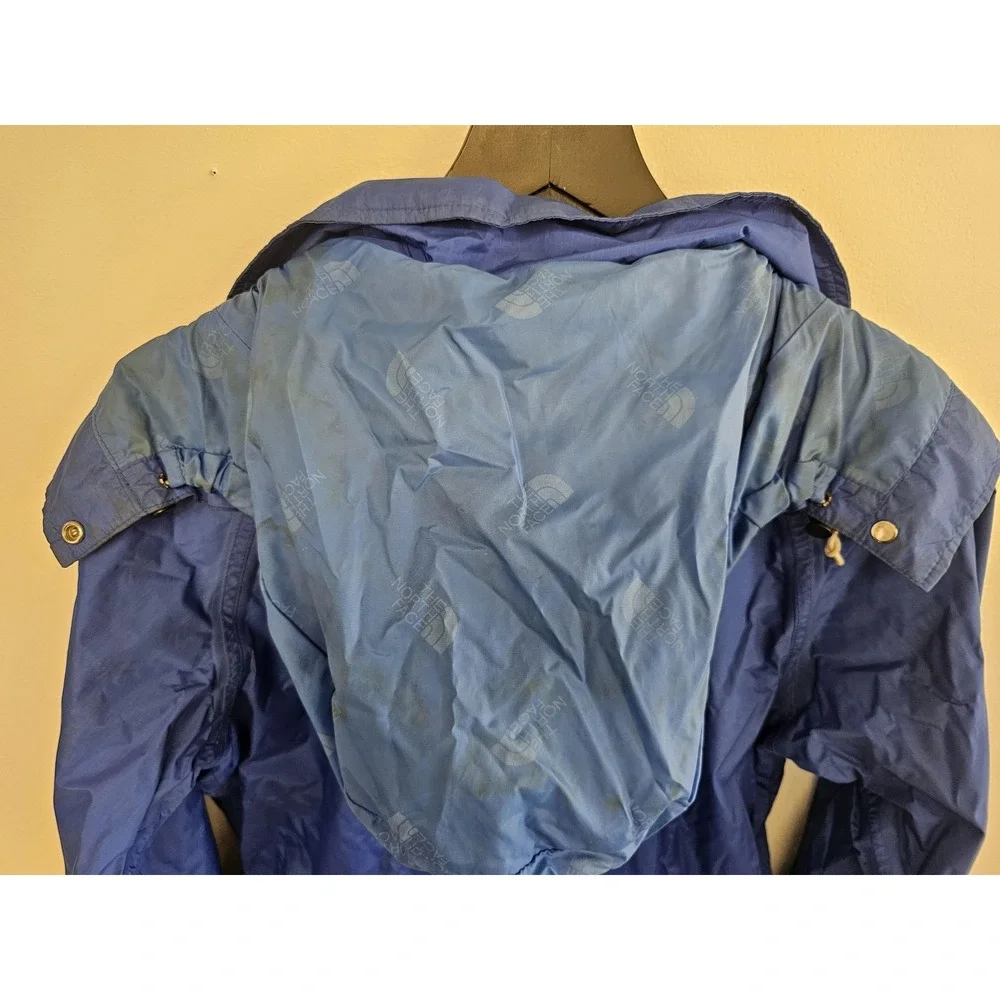 Vintage The North Face Jacket Mens Small Blue Gore-Tex Made in USA Hooded 90s‎